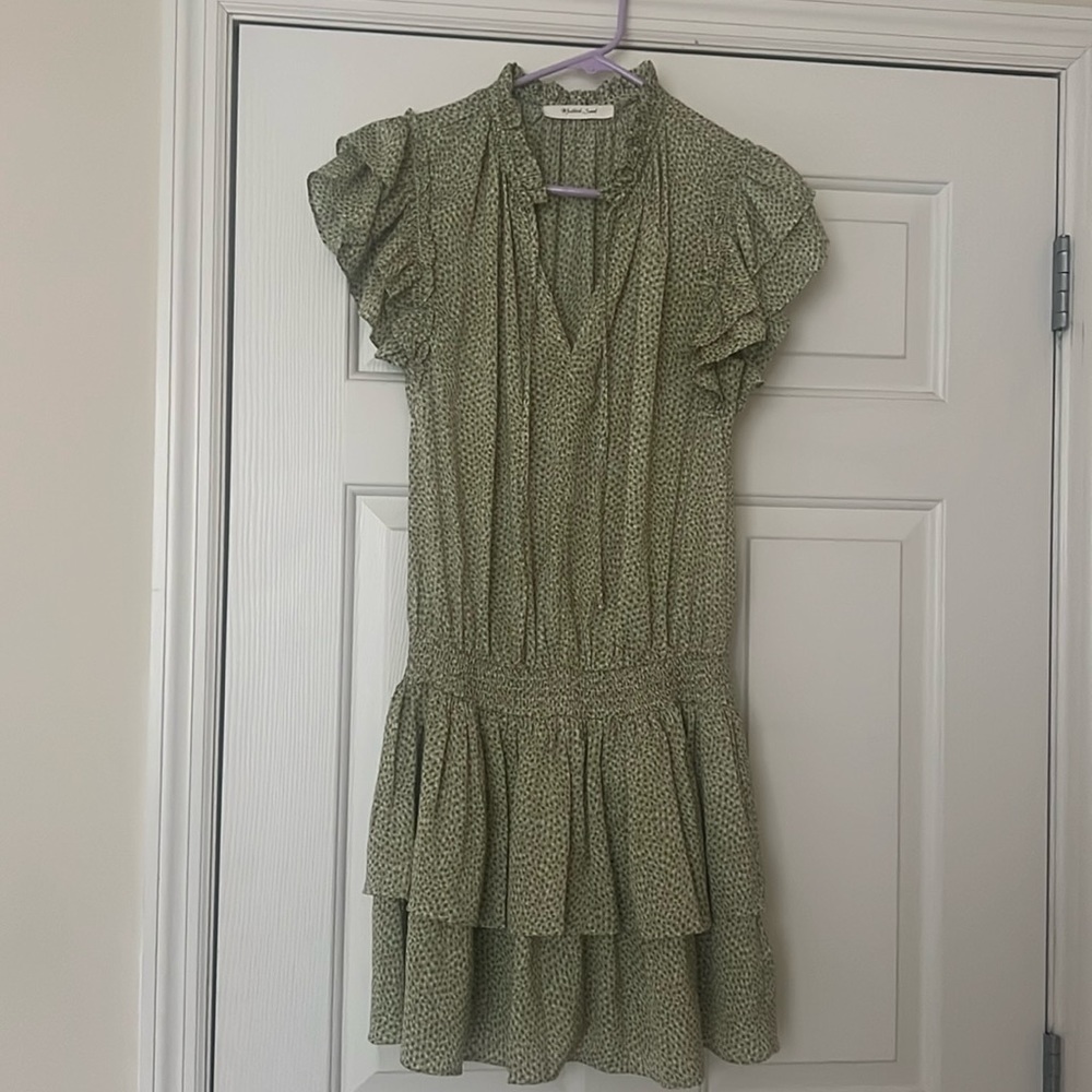 Mustard Seed drop waist, tiered dress